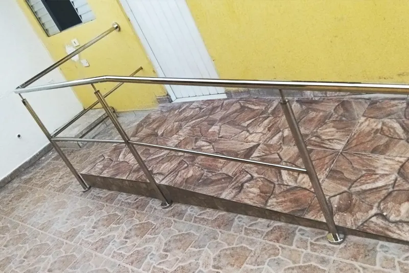 Corrimão inox residencial